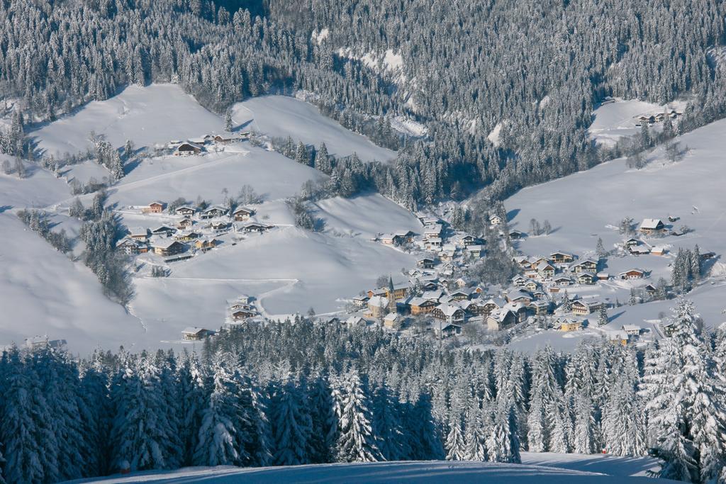 Pension Elisabeth Russbach am Pass Gschütt Exteriér fotografie